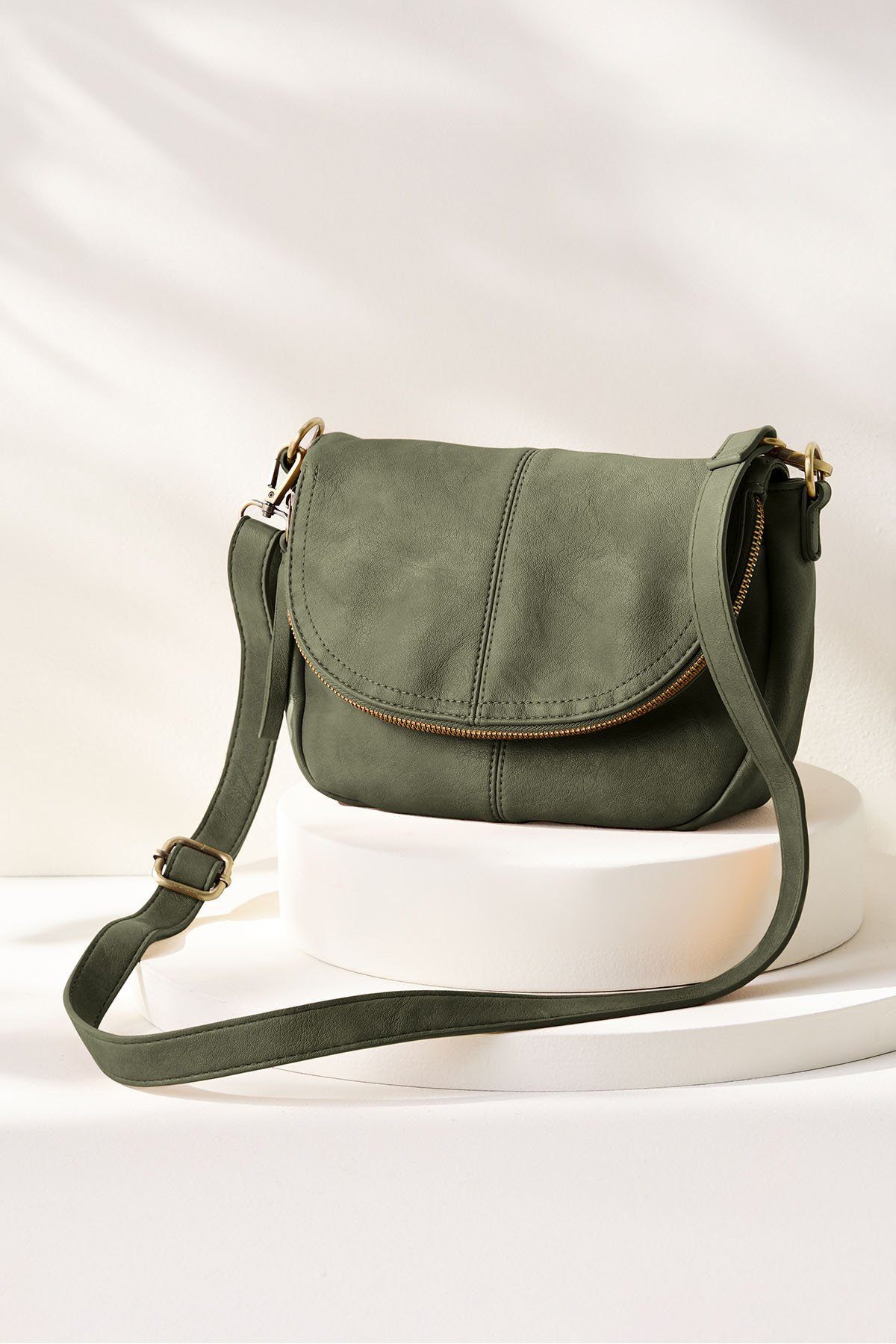 Sallie Saddle Vegan Leather Crossbody Bag - thumbnail 2
