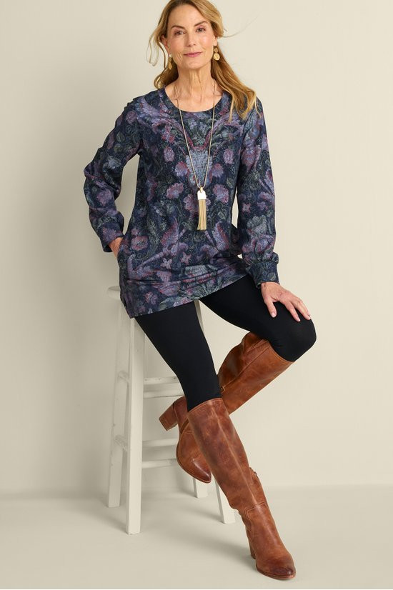 Edith French Terry Tunic - thumbnail 2