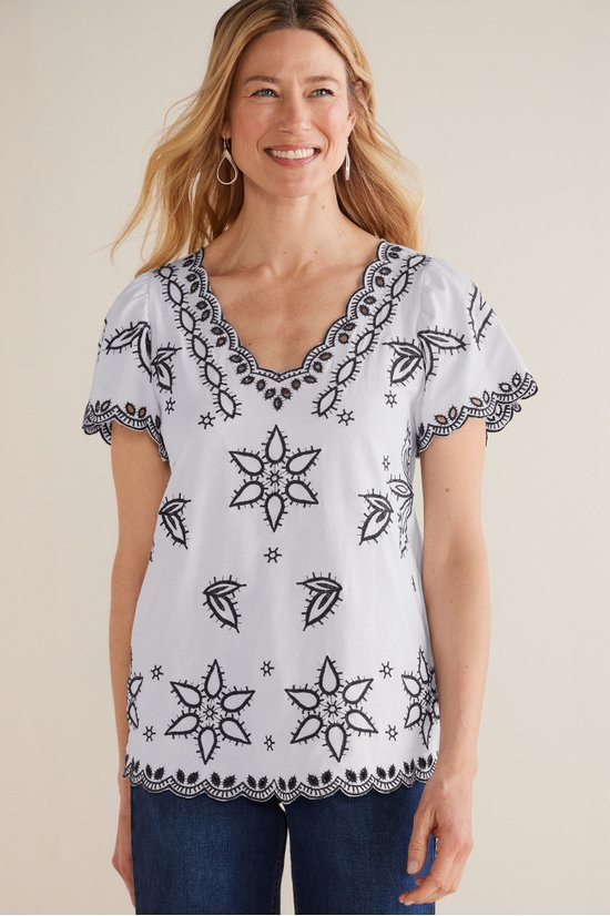 Teres Embroidered Tee - thumbnail 3