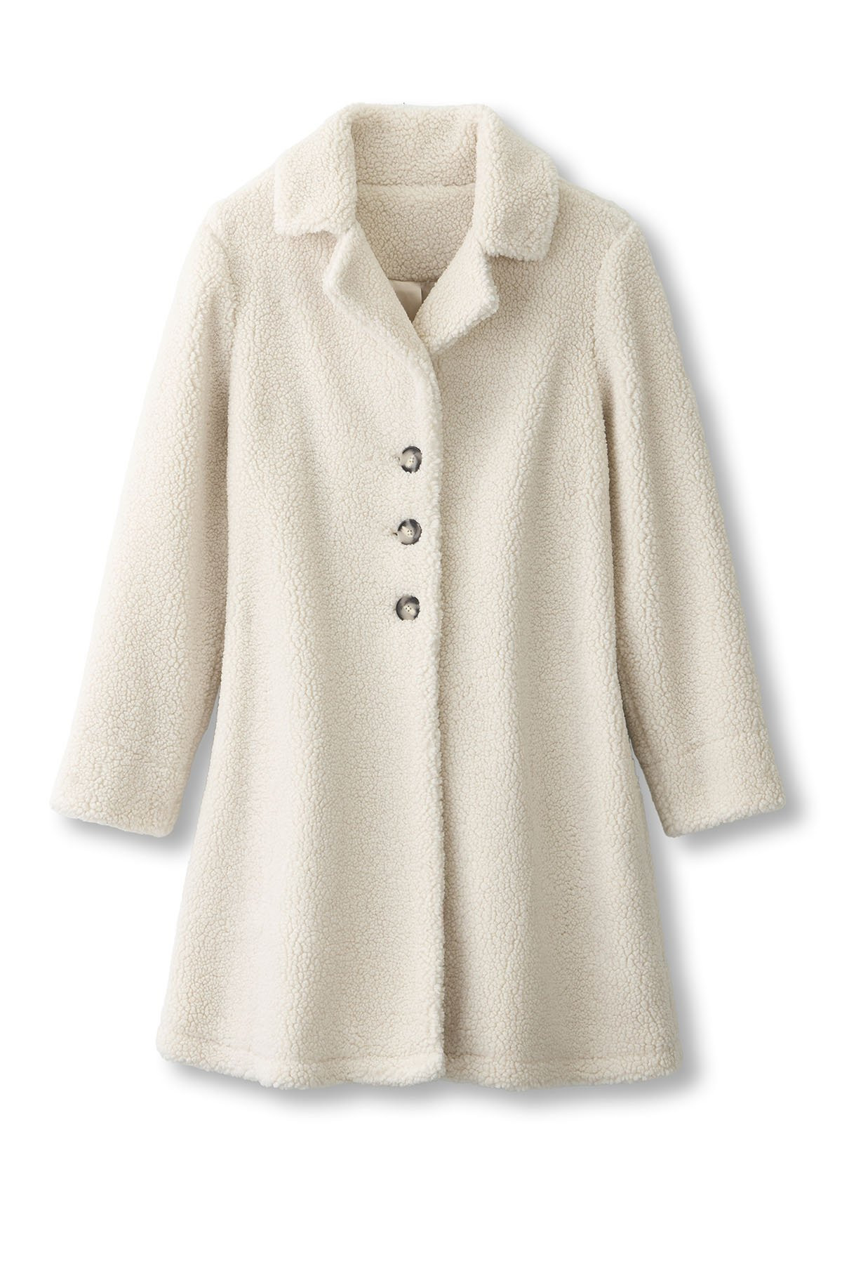 Sherpa Btn Front Coat - thumbnail 2