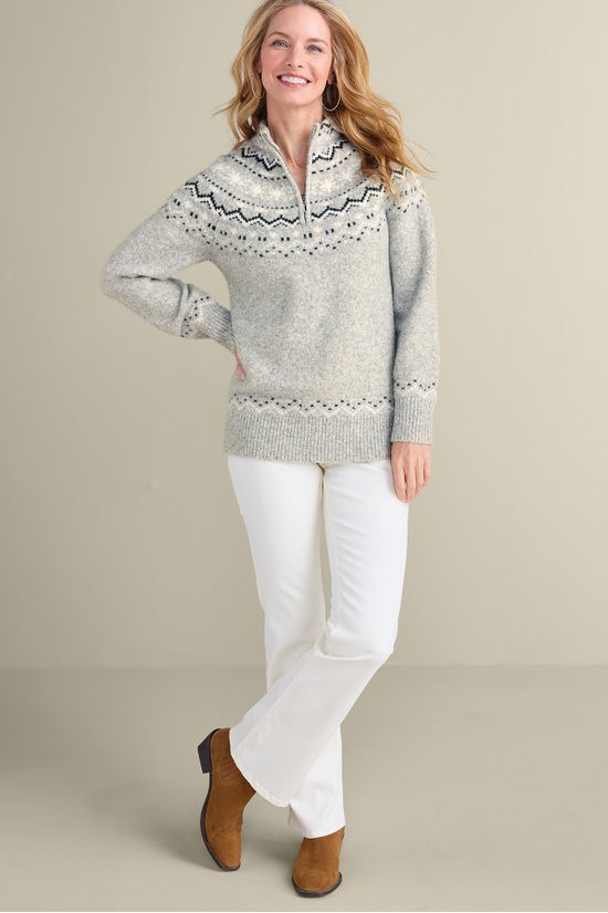 Sascha Fair Isle Sweater - thumbnail 3