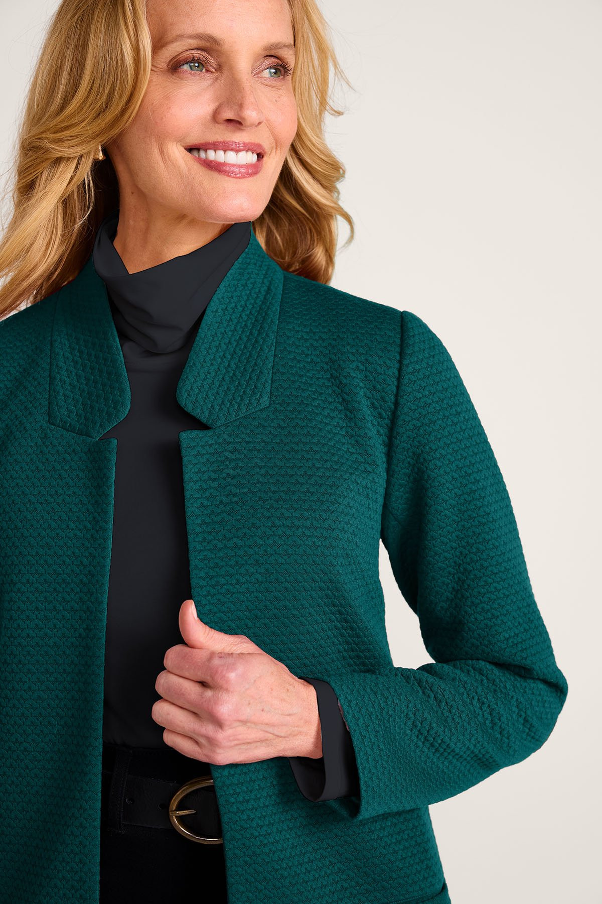 St. James Textured Knit Jacket - thumbnail 4