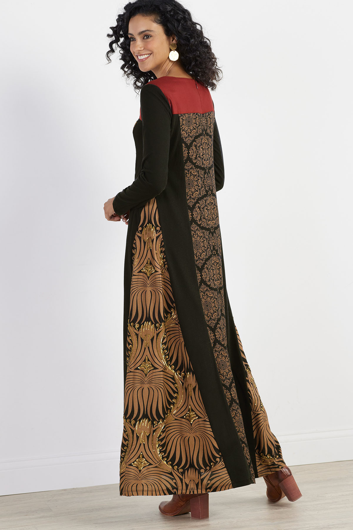 Artful Reverie LS Maxi Dress - thumbnail 2