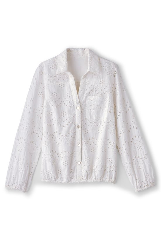 Jovana Eyelet Shirt - thumbnail 2