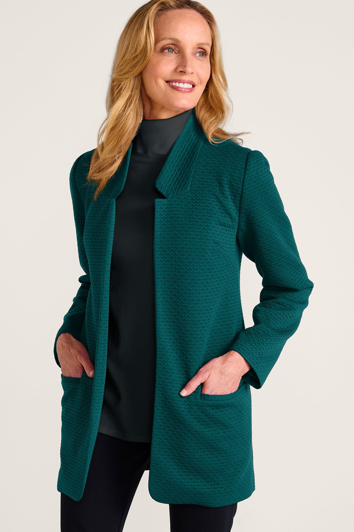 St. James Textured Knit Jacket