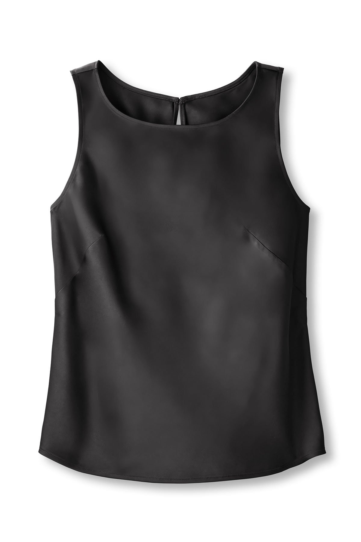 Matte Stretch Satin S/L Shell Tank Top - thumbnail 2