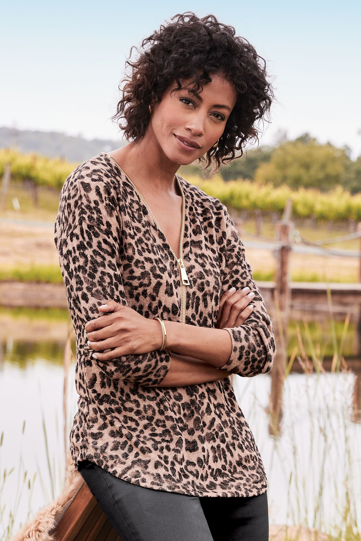Valentina Zip Sweater