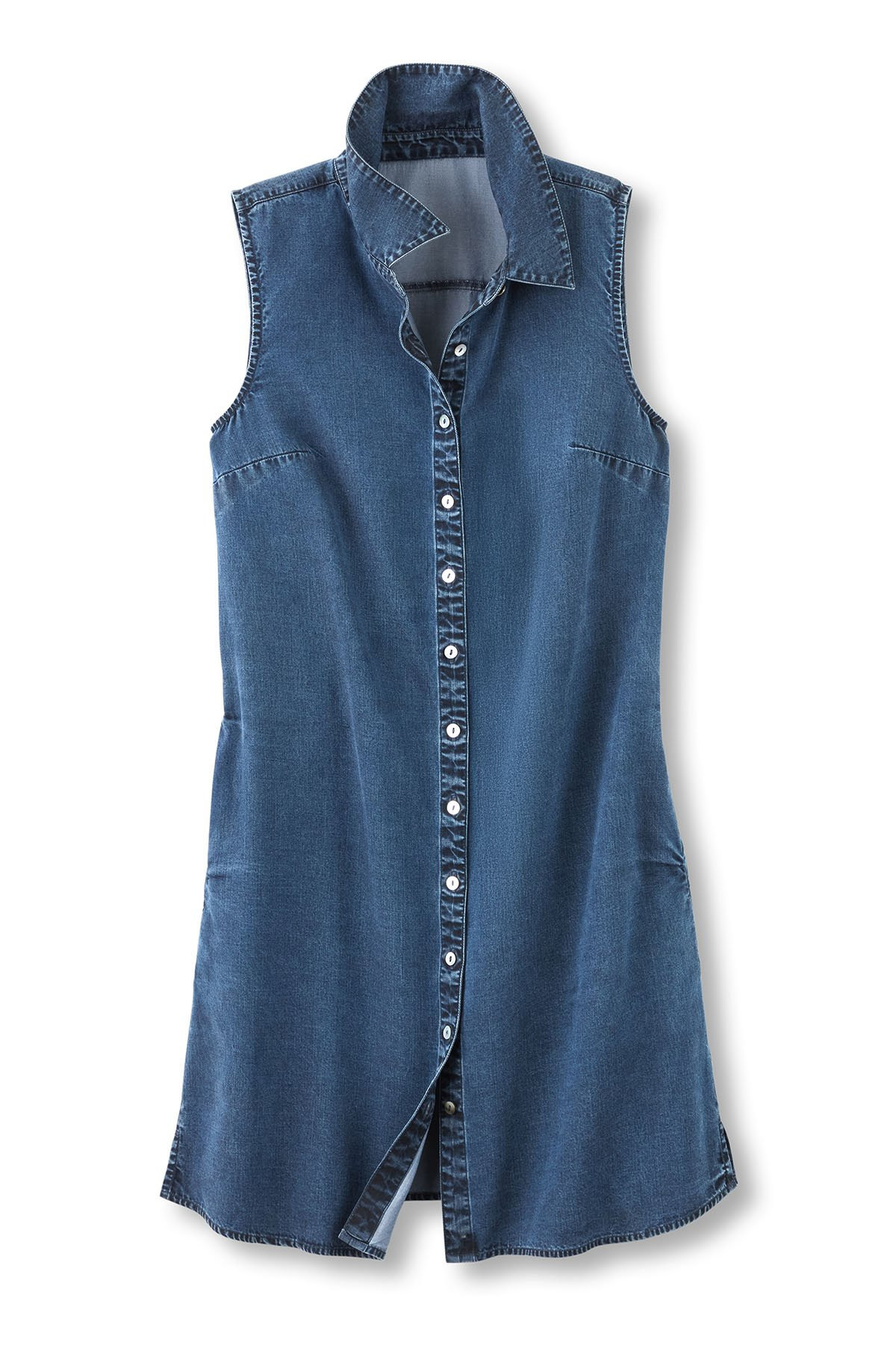 TENCEL™ S/L Short Shirtdress - thumbnail 2