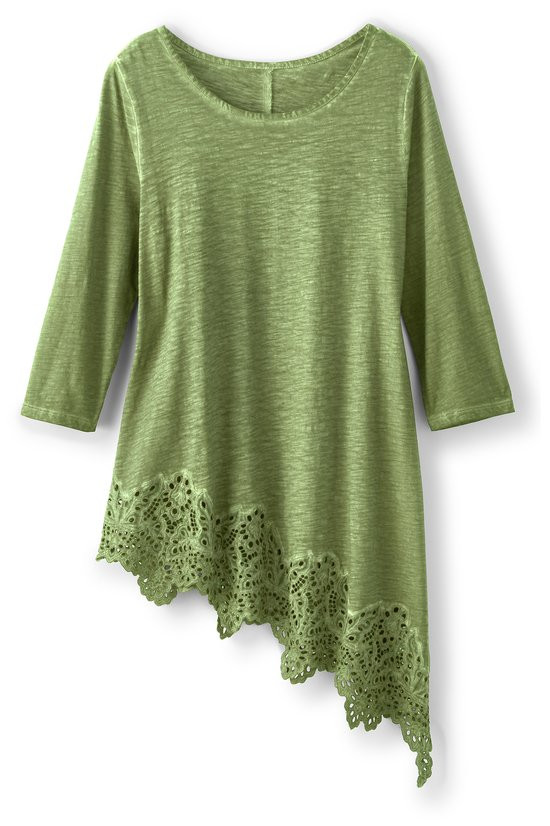 Ayesha Lace Trim Tunic - thumbnail 2