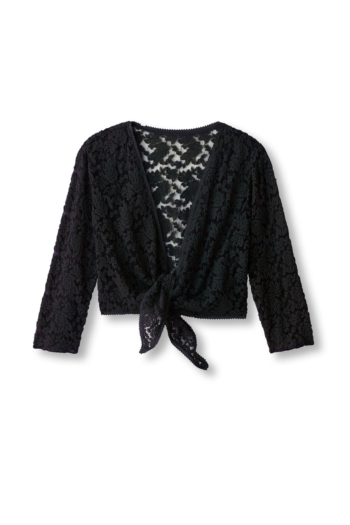 Stretch Lace 3/4 Slv Topper - thumbnail 2