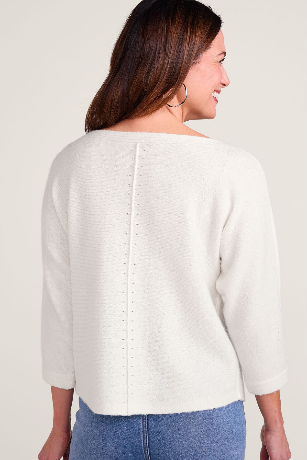 Boatneck Pullover Sweater - thumbnail 3