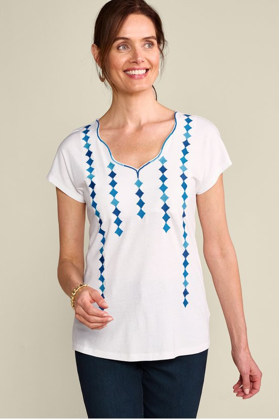 Byzantine Embroidered Tee - thumbnail 3