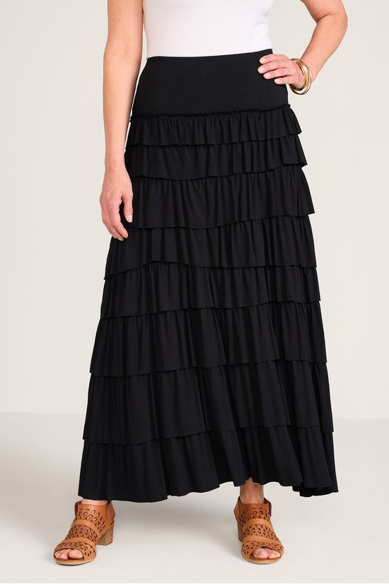 Knit Tiered Skirt - thumbnail 3