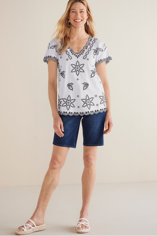 Teres Embroidered Tee - thumbnail 2