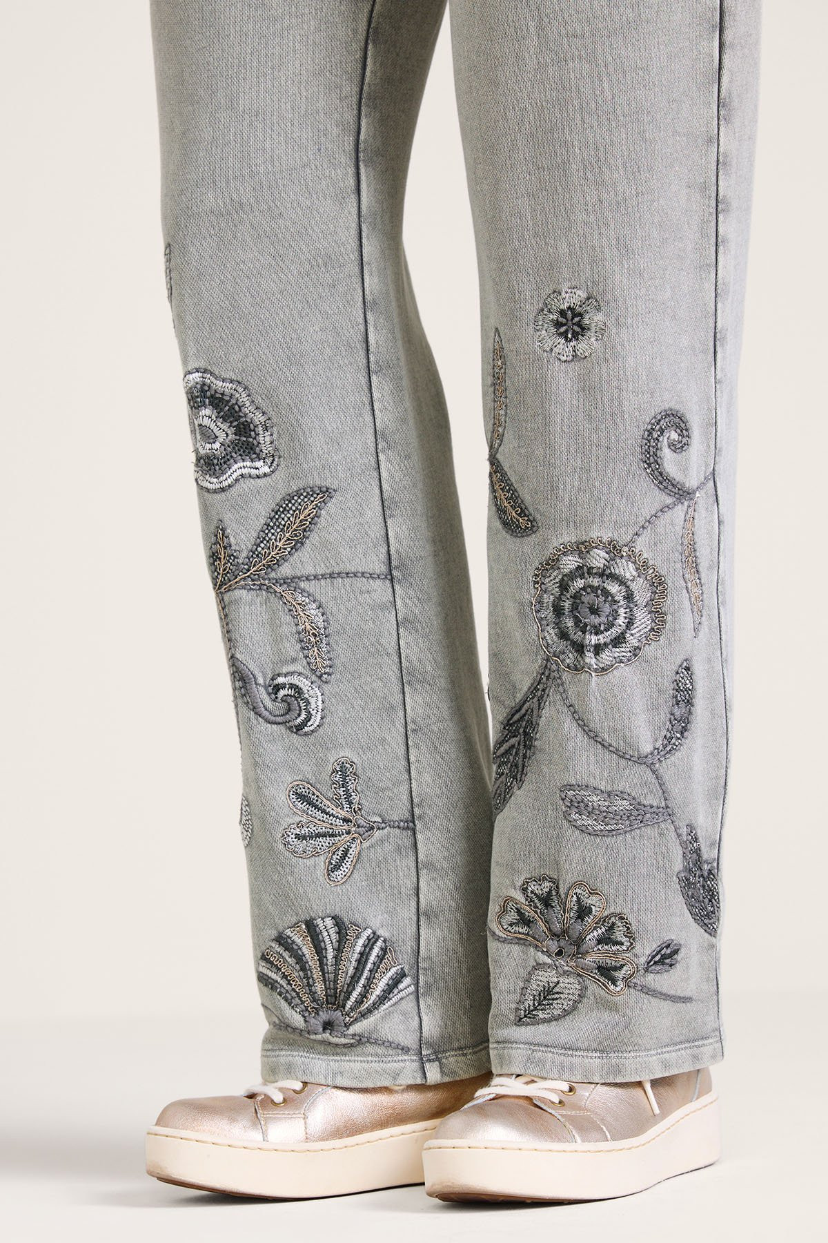 Fleur De French Terry Pull-On Pants - thumbnail 5