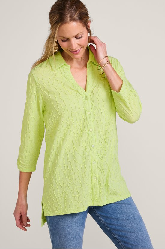 Kimberly Textured Tunic Big Shirt