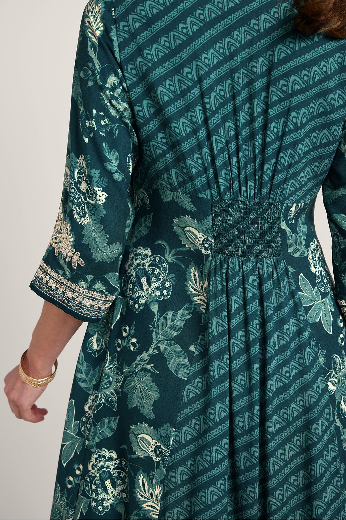 Dreamweaver 3/4 Slv Midi Dress - thumbnail 3
