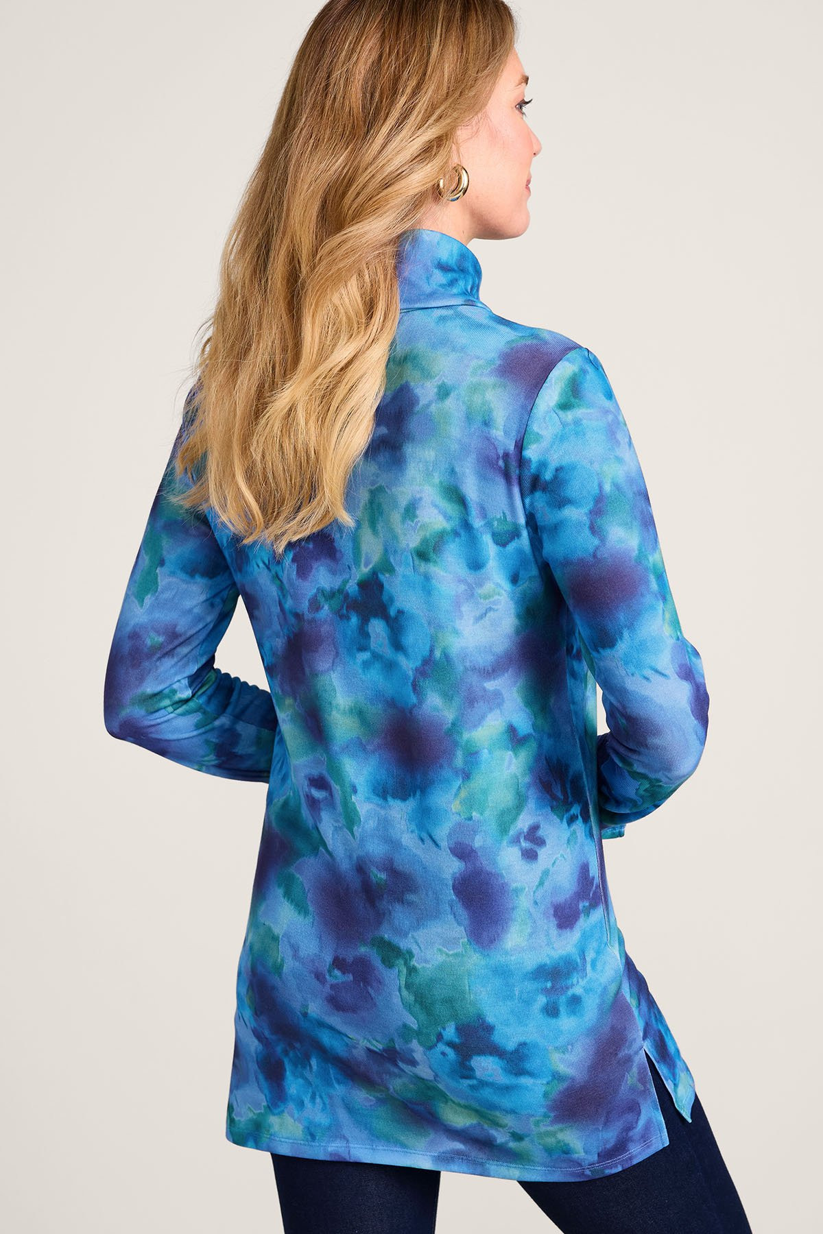 Aura Hacci Knit Turtleneck Tunic - thumbnail 3