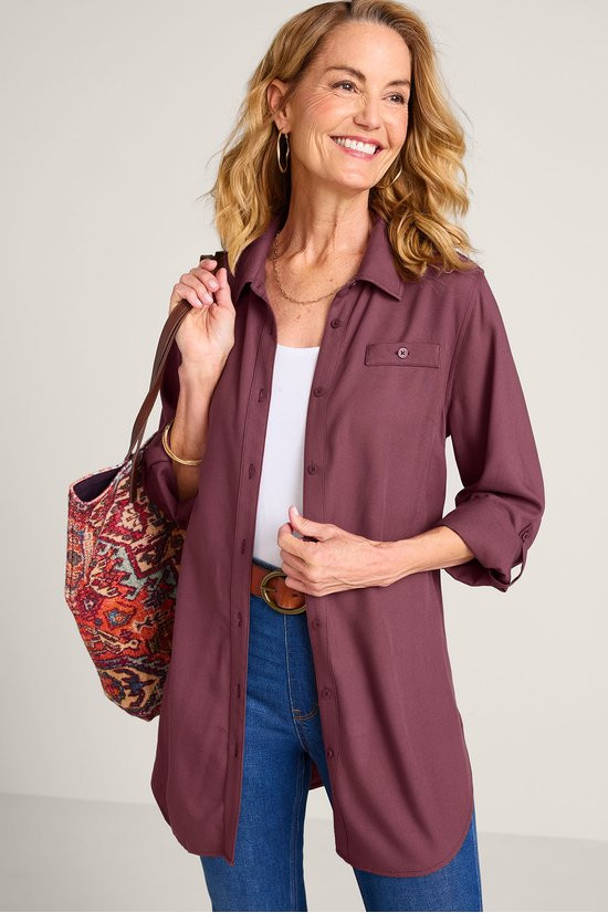 Iconic Long Sleeve Twill Big Shirt - thumbnail 5