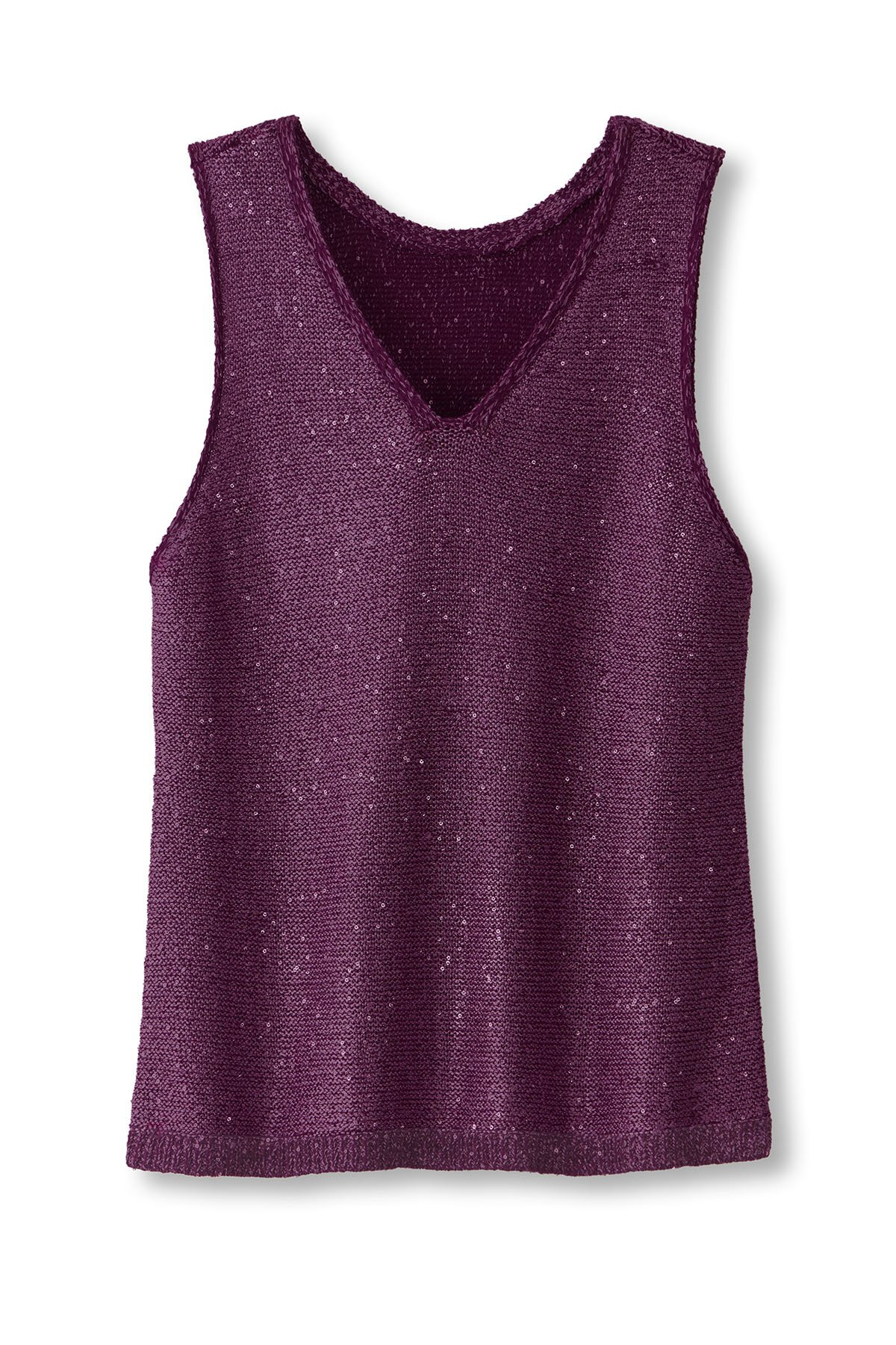 Yelena Sequin Sweater Tank