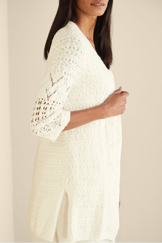 Calistoga Pointelle Cardigan - thumbnail 6