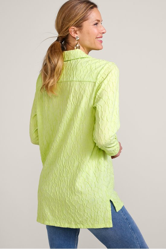 Kimberly Textured Tunic Big Shirt - thumbnail 4