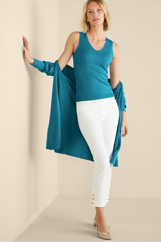 Ribbed Sweater Tank