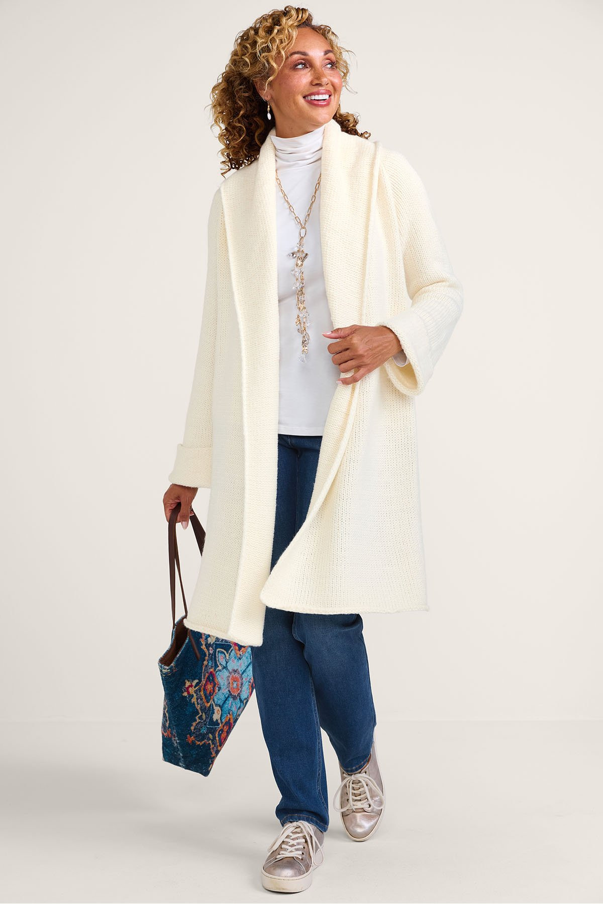 Telluride Long Cardigan Sweater - thumbnail 4