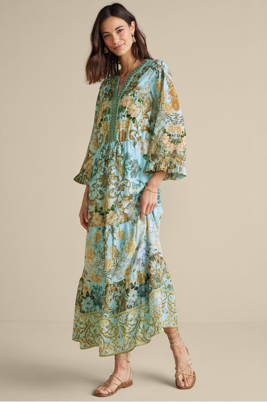Baroque Maxi Dress - thumbnail 3