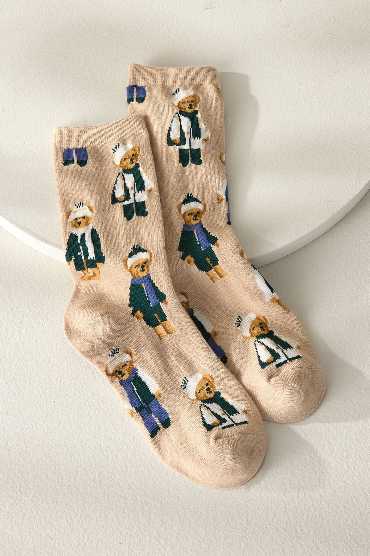 Patty Printed Crew Socks - thumbnail 4