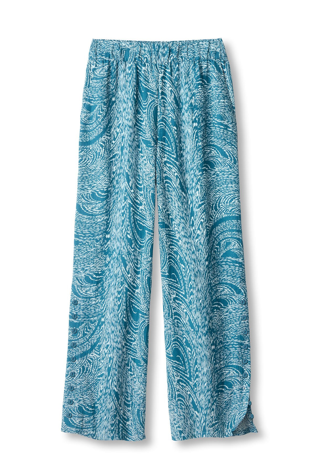 Oceo Crinkle Gauze Wide-Leg Pants - thumbnail 2
