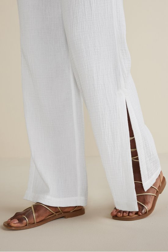 Khulani Wide Leg Gauze Pants - thumbnail 8