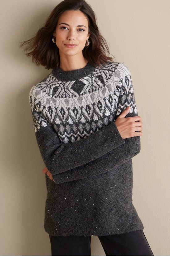 Seelie Fair Isle Sweater - image 3