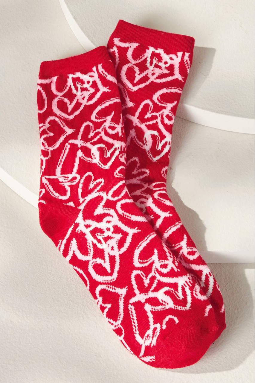 Patty Printed Crew Socks - image 4