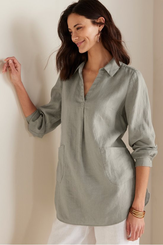 Livia Linen Pullover - image 2