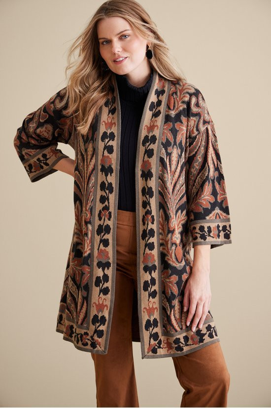 Karalina Jacquard Cardigan - image 4
