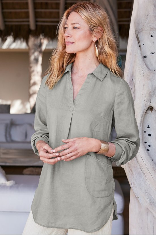 Livia Linen Pullover - image 5