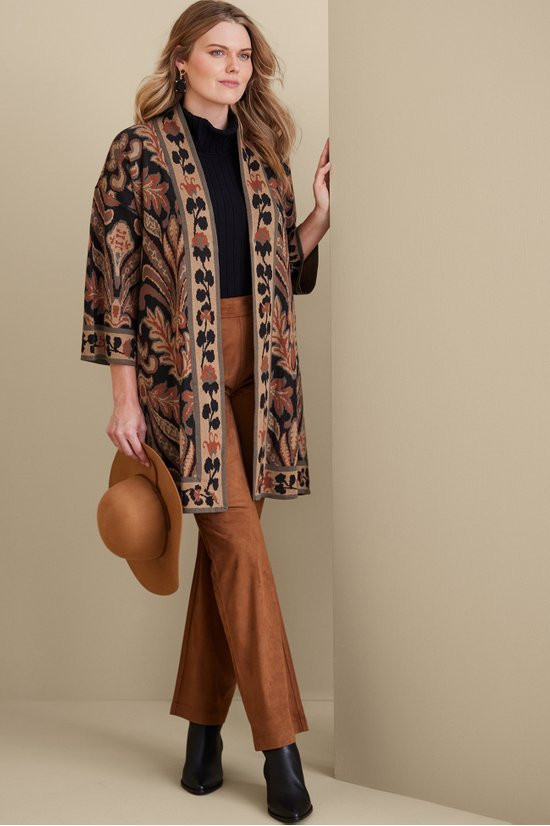 Karalina Jacquard Cardigan - image 5