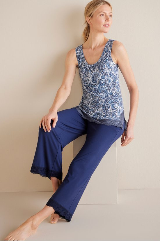Evania Bamboo Shelf Bra Sleep Tank - image 5