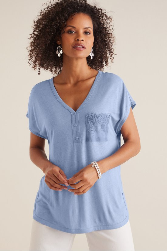 Linen-Blend Corfu Top - image 2
