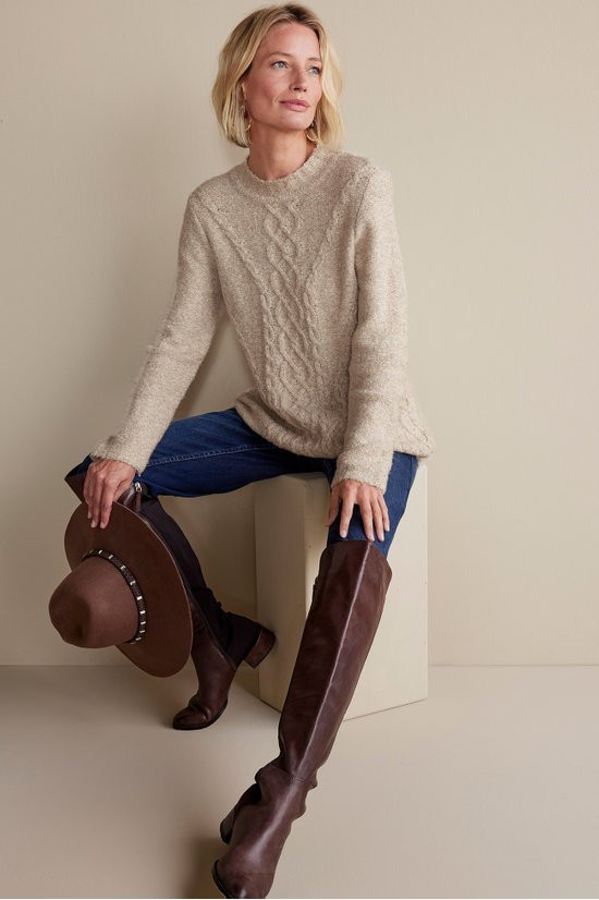 Marianna Cable Sweater - image 5