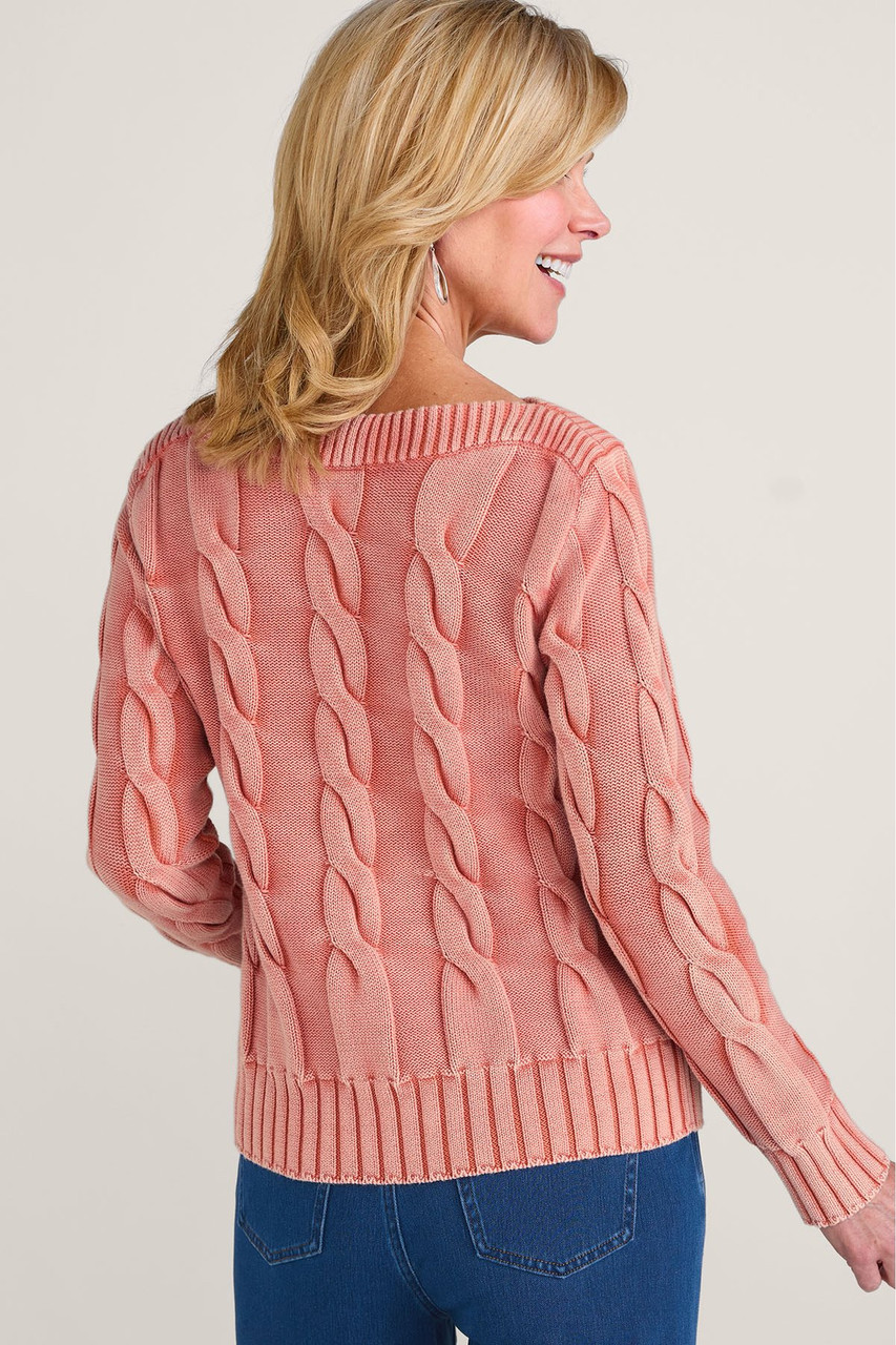 Lofty Cable Boatneck Swtr - image 4