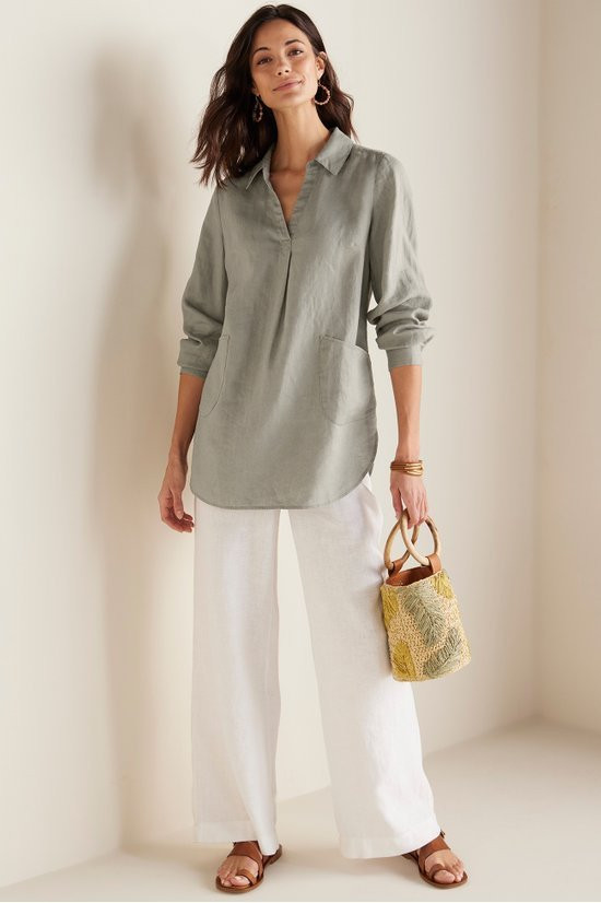 Livia Linen Pullover - image 3