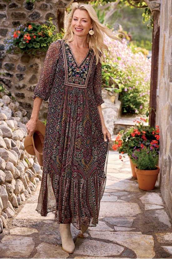 Zellige Maxi Dress