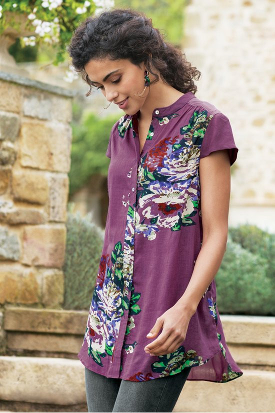 Bouquet of Roses Tunic - image 1