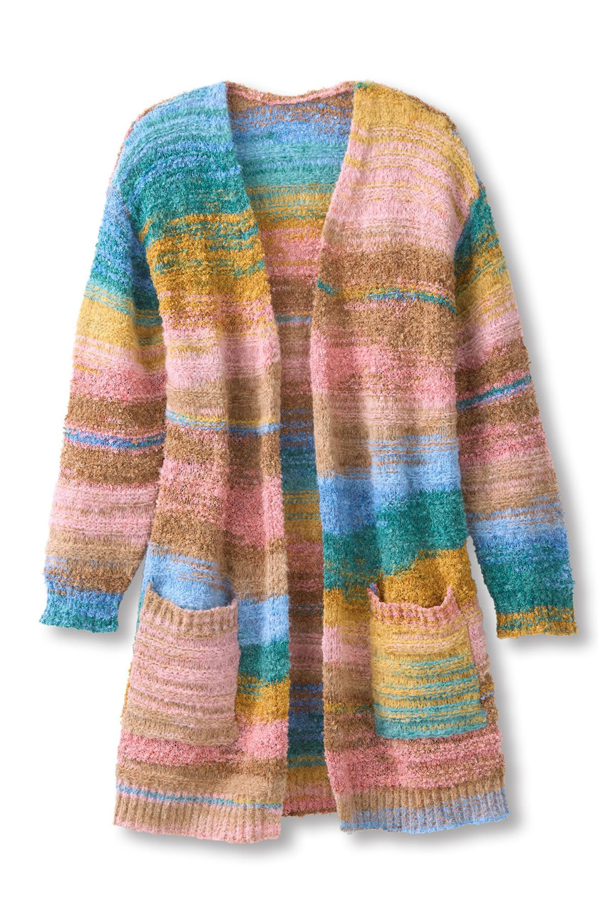 Painted Skies Boucle Cardigan - image 3