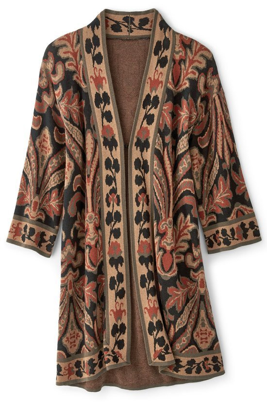 Karalina Jacquard Cardigan - image 3