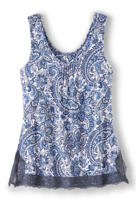 Evania Bamboo Shelf Bra Sleep Tank - image 2