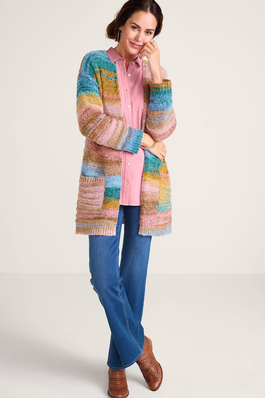 Painted Skies Boucle Cardigan - image 2