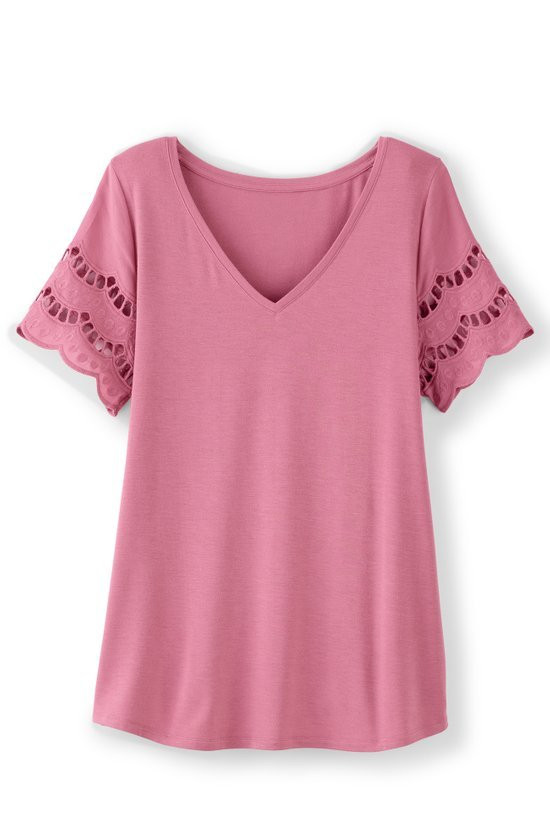 Vietta Eyelet Tee - image 2